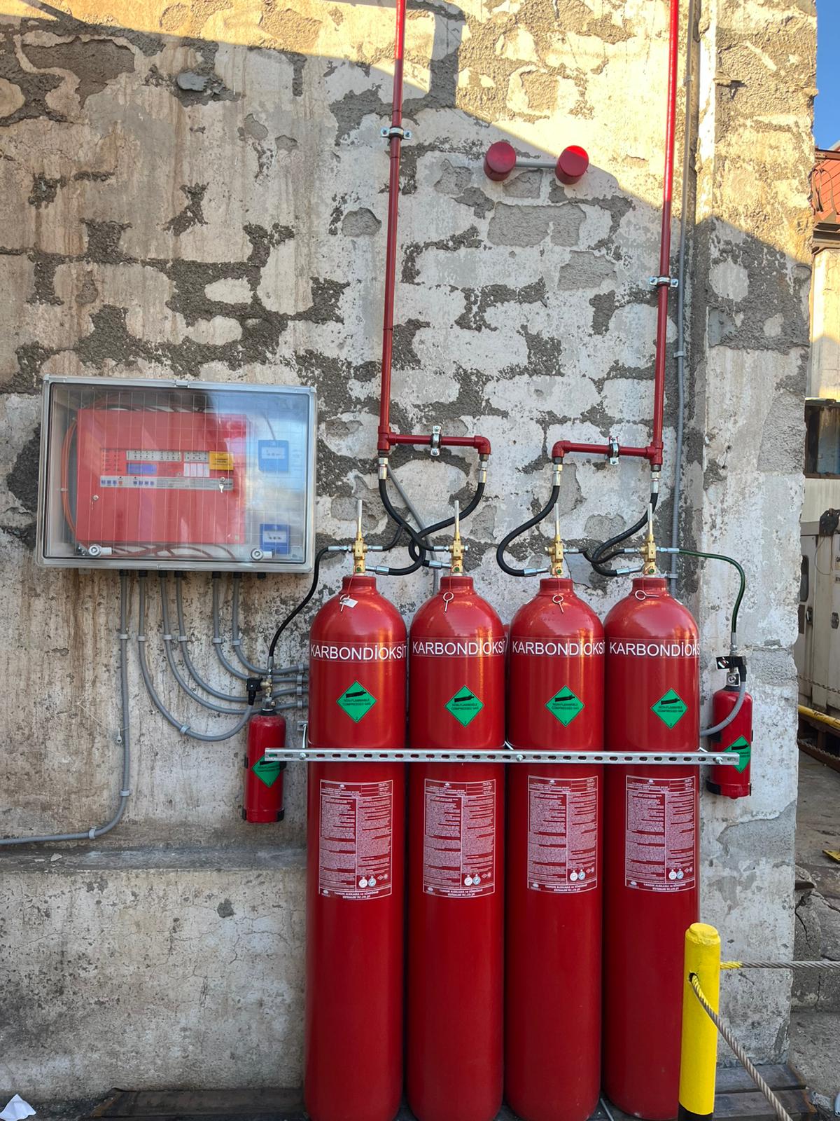 Hidrodinamik Tersanesi – Gazlı Yangın Söndürme Sistemi